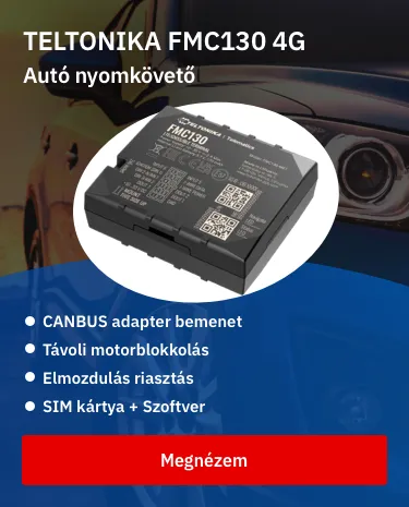 TELTONIKA FMC130-E2 4g lte canbus jármű gps nyomkövető